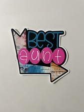 Best Aunt Handmade Scrapbook Title Paper Pieced Die Cut