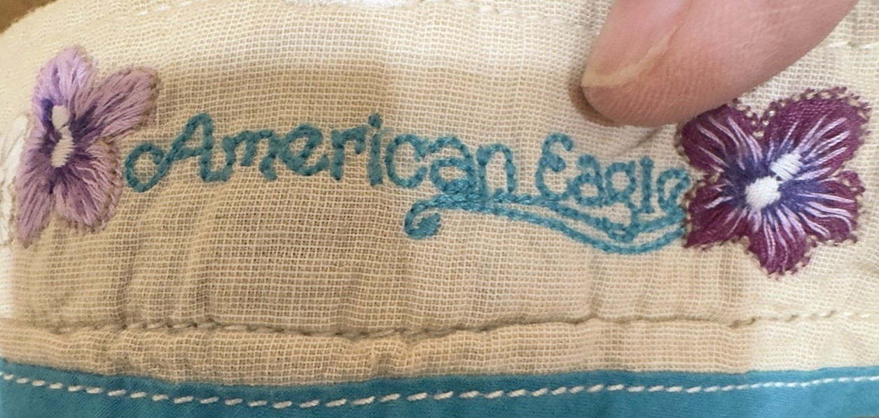 American Eagle Womens Patchwork Madras Plaid Berm… - image 3