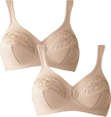Triumph 2x Allegra N BH Gr. 80 - 105 Cup B - D ohne Bügel Set Unterwäsche BHs