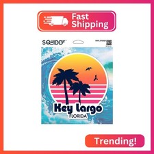 Squiddy Key Largo Florida - Vinyl Sticker Decal for Phone, Laptop, Water Bottle