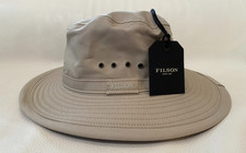 Filson Summer Packer Hat - Canvas Cotton NWT - DESERT TAN - Made In USA LARGE