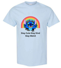 Stitch "Stay Cute. Stay Kind. Stay Weired." Child T-Shirt