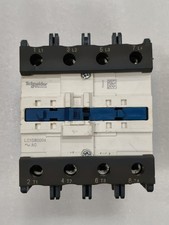 SCHNEIDER ELECTRIC LC1D80004 80AMP POWER CONTACTOR 4POLE COIL VOLTAGE 110-240V