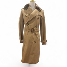 Burberry London Trench Coat Women Beige Plaid...