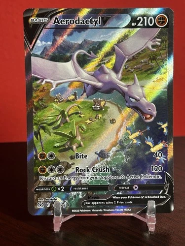 Aerodactyl V (Alternate Full Art) 180/196 Swsh11: Lost Origin Holo LP-NM PICS