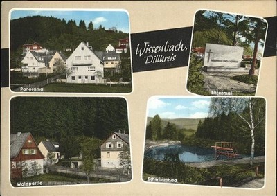 Wissenbach Dillkreis Schwimmbd Ehrenmal, Waldpartie