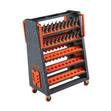 CAT40 CNC Tool Cart-100CAP 5-Tier CNC Rolling Carts with Wheels 40 Taper