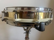 Tamburo a rullante con guscio in ottone galleggiante senza perle usato Giappone