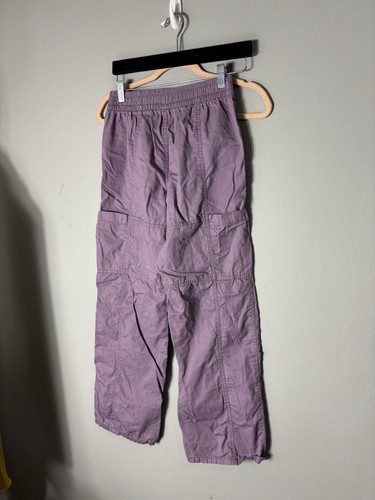Gap Kids Seamed Pull-On Parachute Cargo Pants Purple Sz XL(12) - Picture 3 of 11