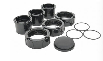 Jandy 2'' x 2 1/2'' Universal Half Unions and Drain Plug Assembly