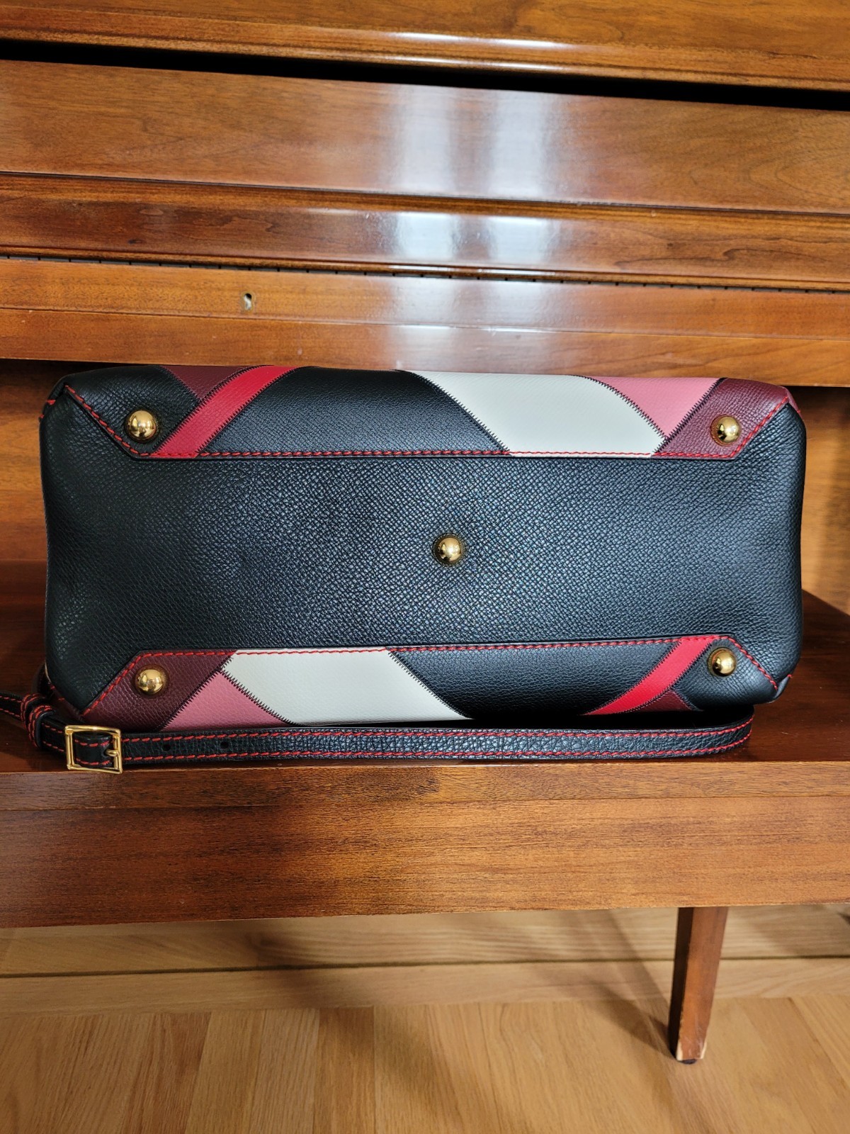 Burberry Colorblock Leather Patchwork Banner Tote - image 5