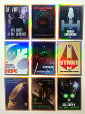 Juego completo de 9 tarjetas 2018 Topps Star Wars Galaxy Rogue One Propaganda *CANTIDAD