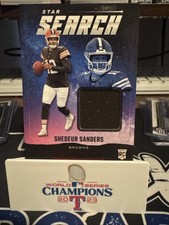 2025 Panini Rookies & Stars Shedeur Sanders Star Search Patch RC Browns