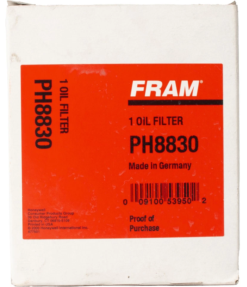 Protector adicional de filtro de aceite FRAM para Land Rover Freelander 2002-2005 modelo ID PH8830 Foto 3 de 4