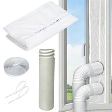 Universal Portable AC Window Seal Kit For Mobile Air Conditioner Vent Unit Hose