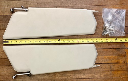 Pair Cessna Citation Jet CJ 525 Right & Left & Hardware Sun Visors PN 5514680