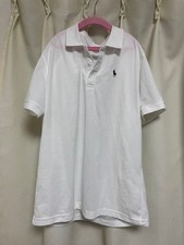 Polo Ralph Lauren White Pony Embroidered Kersey Polo Shirt Men s Used