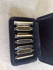 Hurricane Hot House Blues Diatonic Harmonica Set Bb Key 10-Hole w/ Case