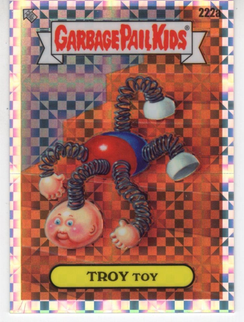 Garbage Pail Kids Chromes Series 6 X Fractor [150] Card #222a TROY Toy