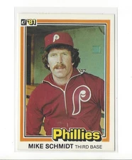 1981 Donruss #11 Mike Schmidt Phillies
