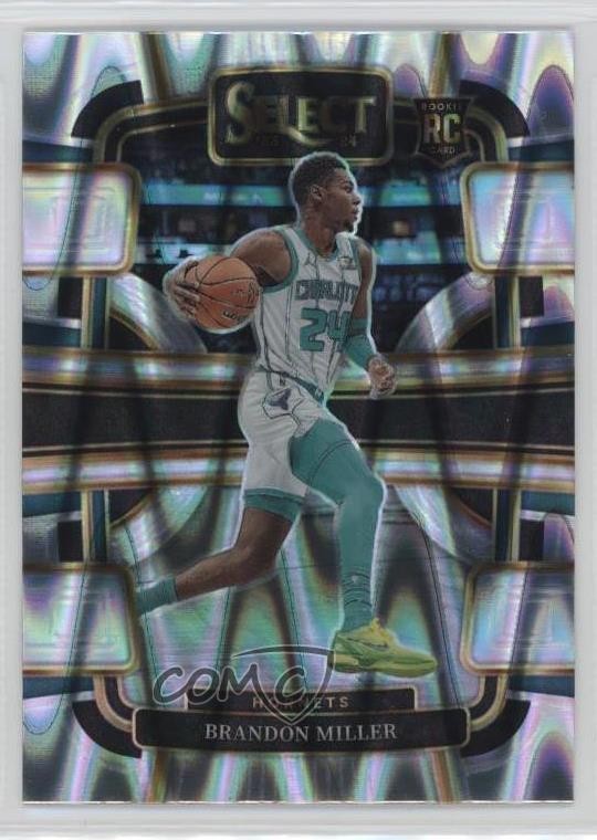 2023-24 Panini Select Concourse Tectonic Prizm Brandon Miller #80 0z2o