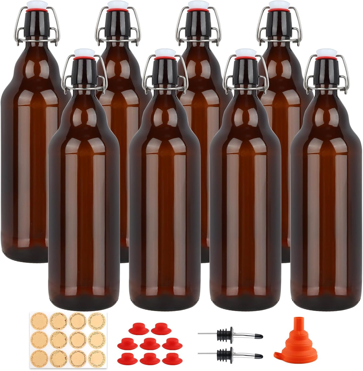 Flip Top Brewing Bottles With Airtight