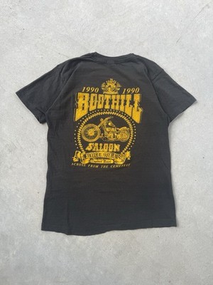 Vtg 1990 Boothill Saloon Bike Week Pocket T-shirt Men s Medium Faded Distressed 