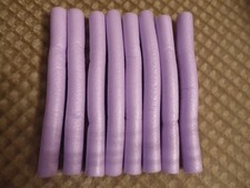PAPILOTTEN Lockenwickler 8 Stück lila Papilottenwickler Locken, hervorragend