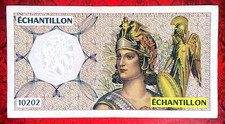 1980's - FRANCE - ECHANTILLON 10202 (TEST NOTE) - XF+ - MB1