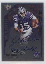 2015 Upper Deck Inscriptions Jake Waters #WA Auto k5n