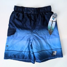 Laguna Boys Swim Shorts Trunks Mesh Lined UPF 50 Blue Gradient Size 5/6 NWT