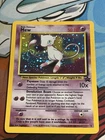 Pokémon Mew #9 Black Star Promo Holo Swirl Vintage TCG Card WOTC Swirl