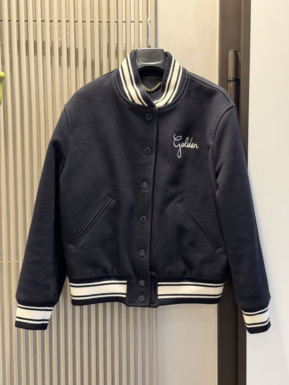 Golden Goose bomber navy TG 40 verificato Originale