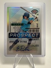 2024 Panini Prospect Edition - Emilien Pitre #73 Silver Holo Signatures (AU, RC)