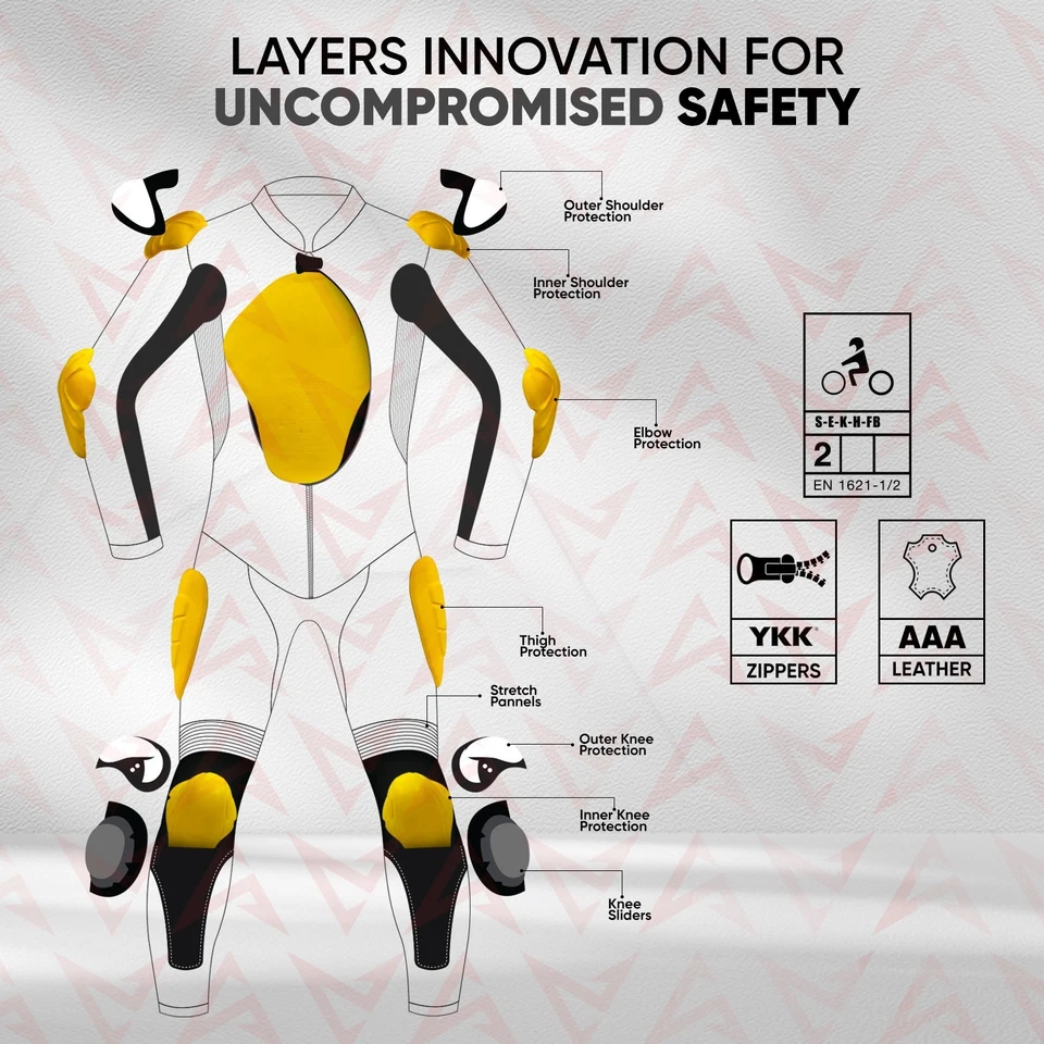 Marco Bezzecchi Aprilia Racing Moto Cuero Traje de Carrera MotoGP 2025 Foto 3 de 4