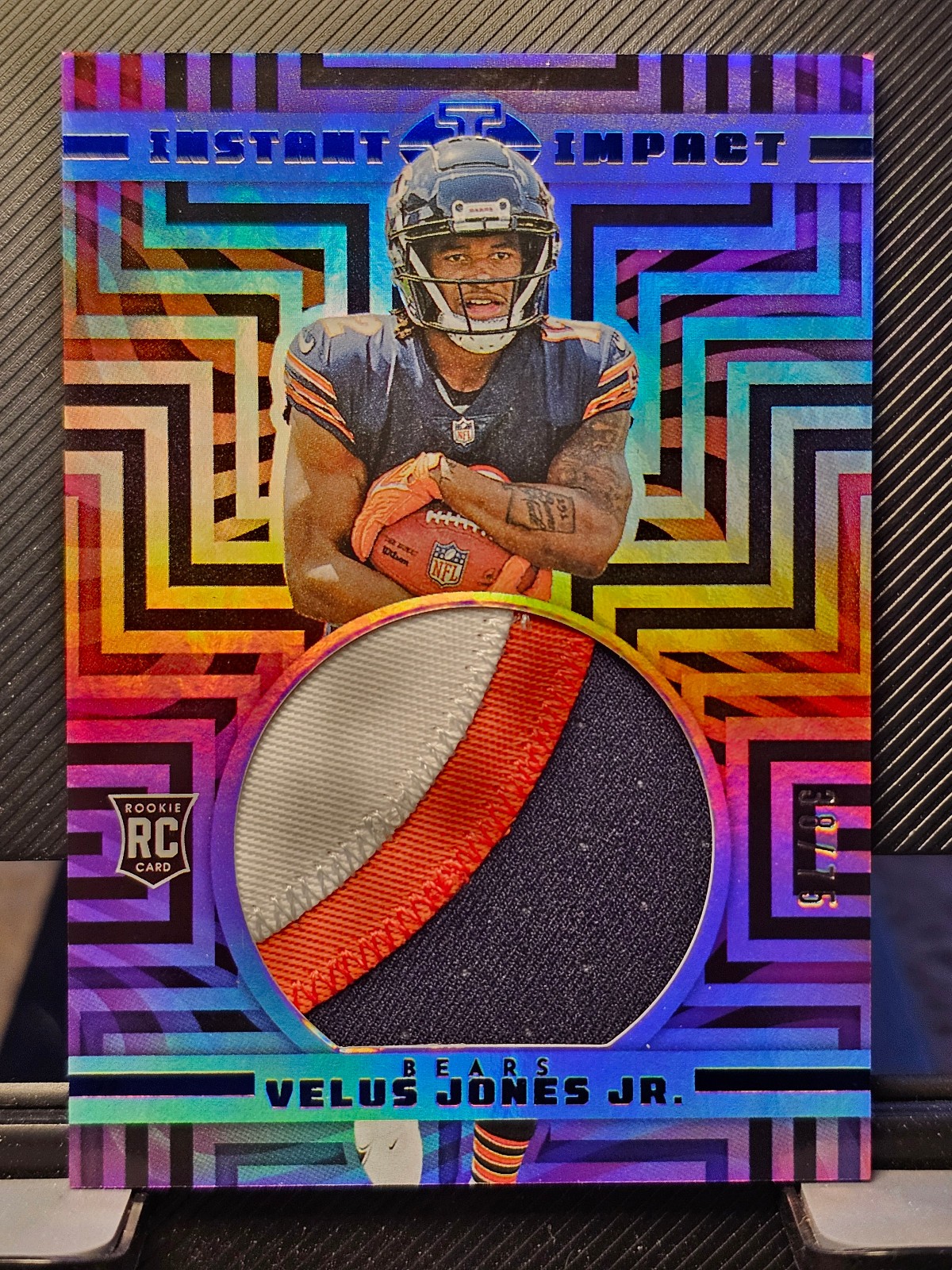 Velus Jones Jr. Panini Illusions Instant Impact Memorabilia #IIVJ Base