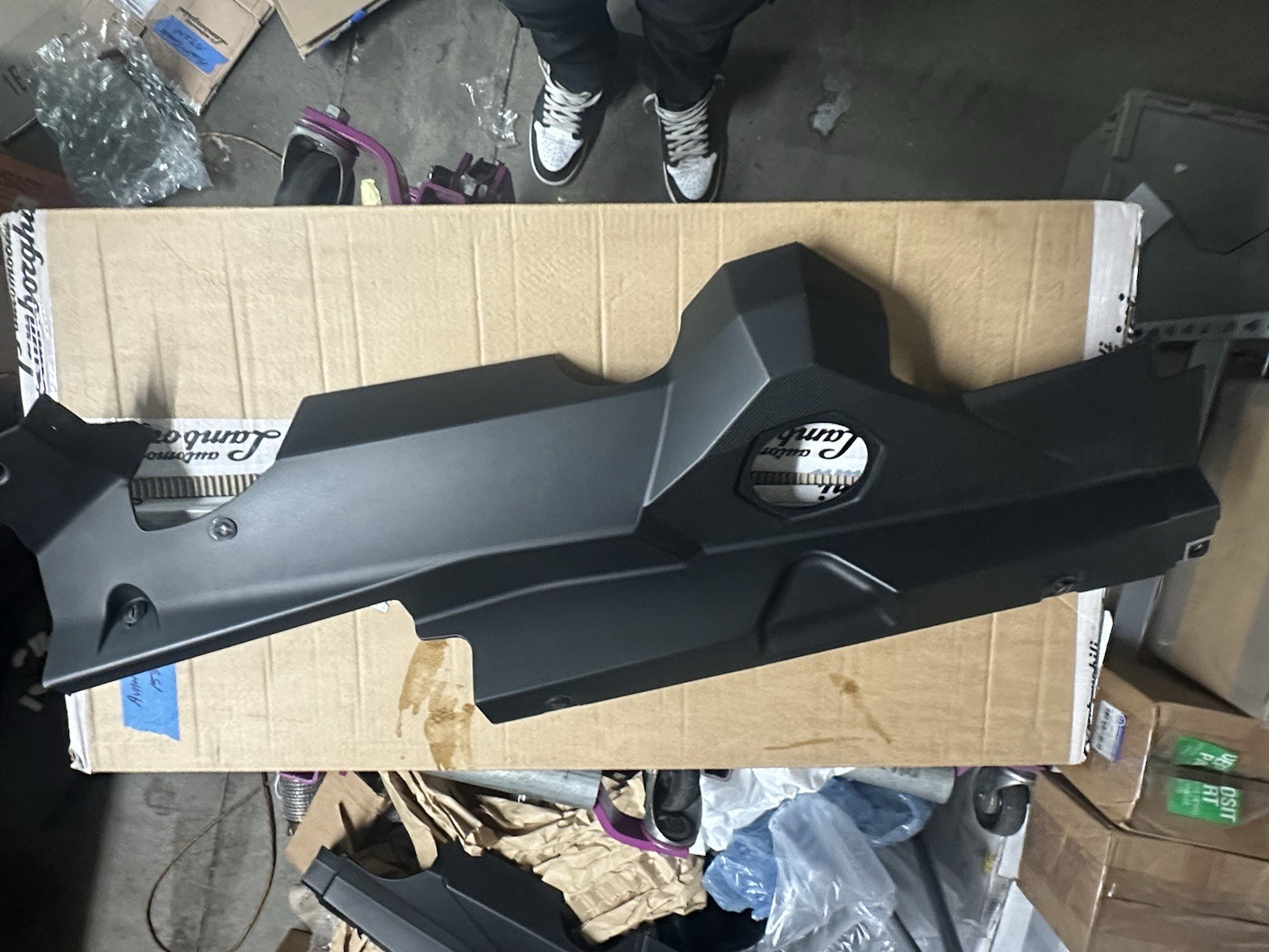 LAMBORGHINI AVENTADOR LP700 AESTHETIC ENGINE HEAT COVER TRIM OEM 470103723E