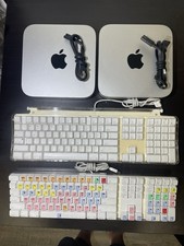 Lot of 2 Apple Mac Mini A1347 2012 i5-3210M 2.5GHz 8GB 500GB HDD Keyboards