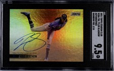 2021 Topps Stadium Club Auto Tyler Glasnow #SCBA-TGL Rainbow Foil /10 SGC 9.5