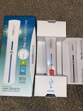 Hairmax Pro 12 Hair Growth LaserComb Device Blue New Open Box Item Sealed In Box