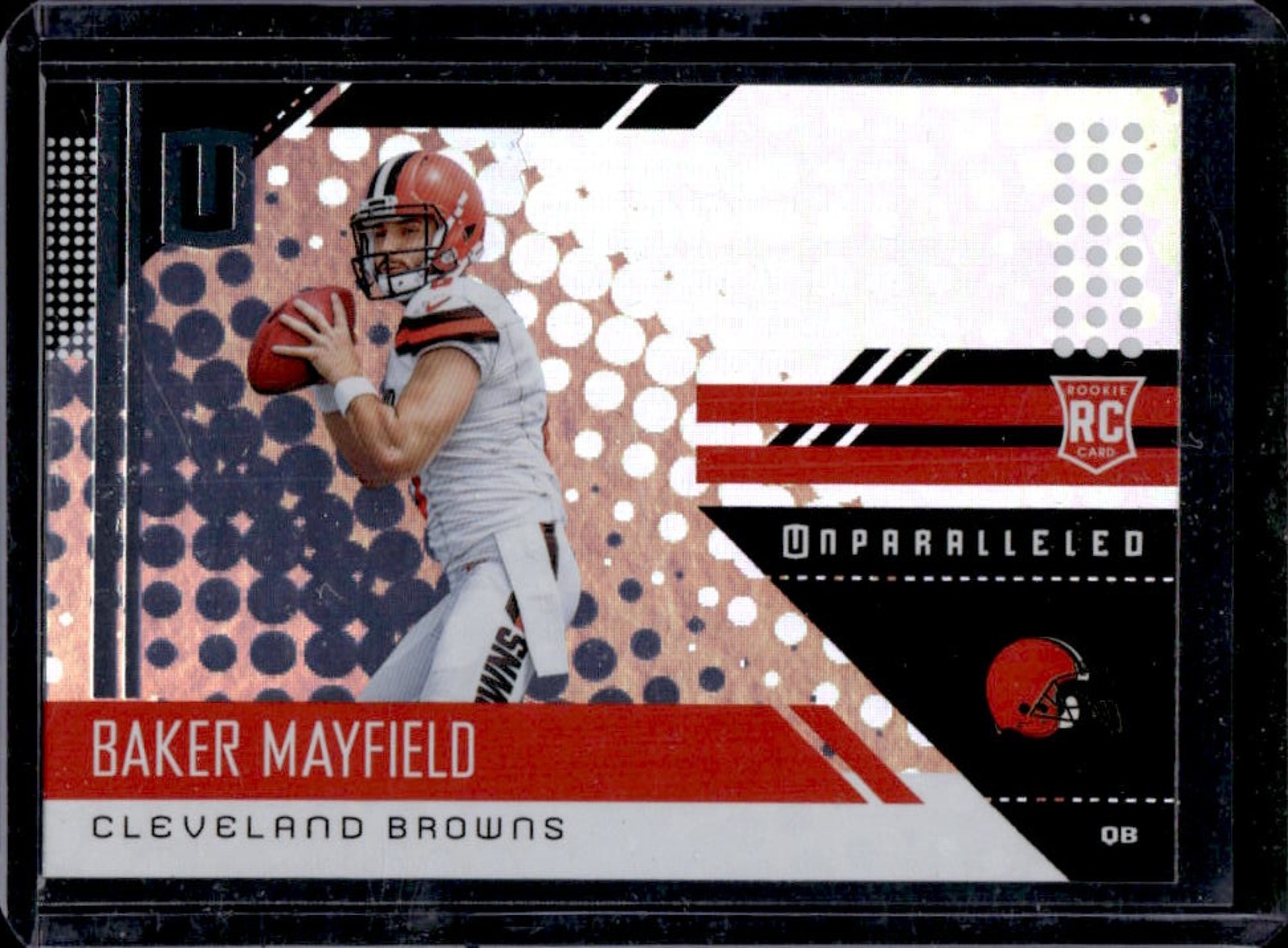 2018 Panini Unparalleled Baker Mayfield RC Rookie #208 Browns