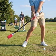 Golf Swing Trainer, Professional Swing Practice Stick Portable Golf Training Aid