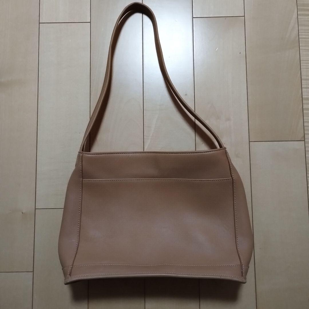 Vintage Coach 9310 Shoulder Bag Pocket Leather Brown From Japan