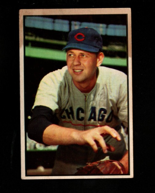 12070* 1953 Bowman Color # 110 Bob Rush VG