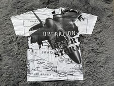 Vintage Operation Desert Storm AOP Single Stitch Made in USA Medium Shirt
