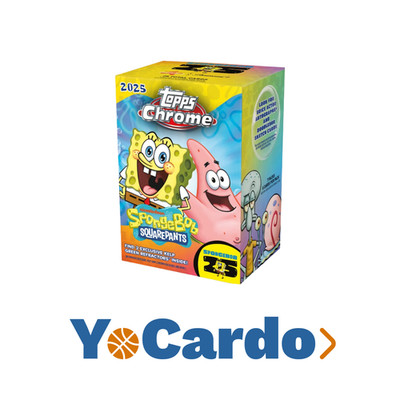 2025 Topps Chrome SpongeBob 25th Anniversary Value Blaster Box