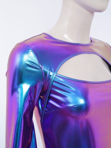Sexy Disfraz de Leotardo para Mujer Mono Hueco Tema Fiesta Body Corte Alto - Imagen 17 de 72