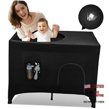 Pack N Play Blackout Cover, Crib Canopy Cover for Pack N Play Cover  Pocket