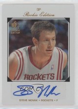 2007 SP Rookie Edition 1998-99 Veteran/Legend Design Steve Novak #184 Auto s7f