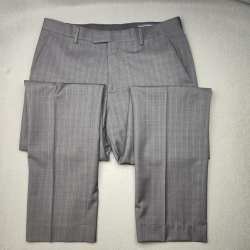 Pantalone Banana Republic uomo 34x36 lana slim fit vestito sartoriale tessuto italiano - Foto 3 di 13